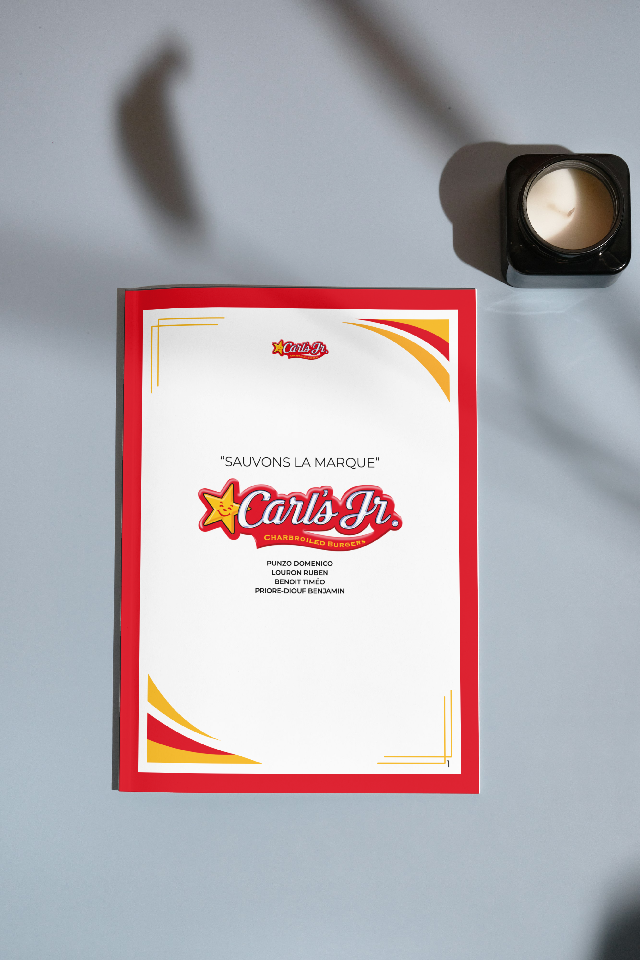 Sauvons Carl's Jr. — mockup