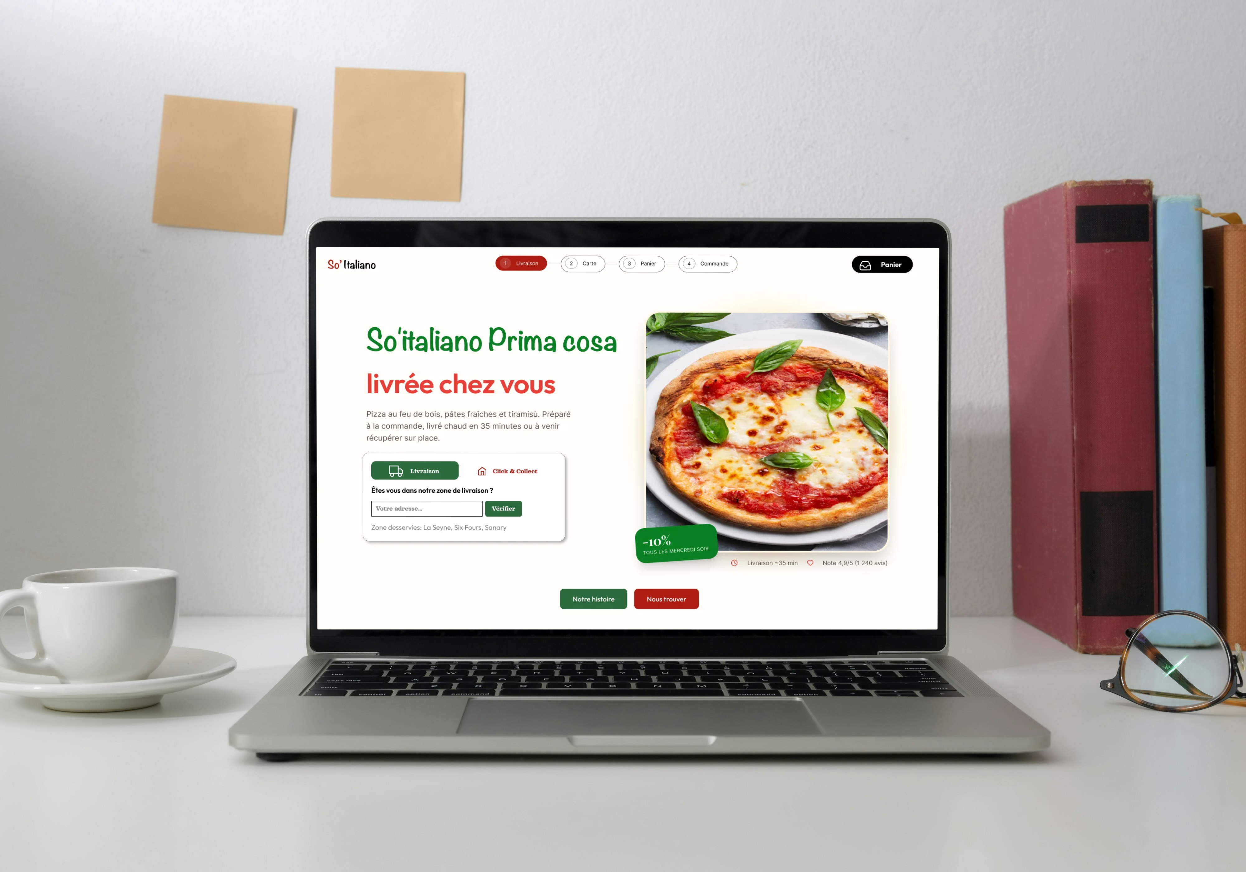 So' Italiano — mockup